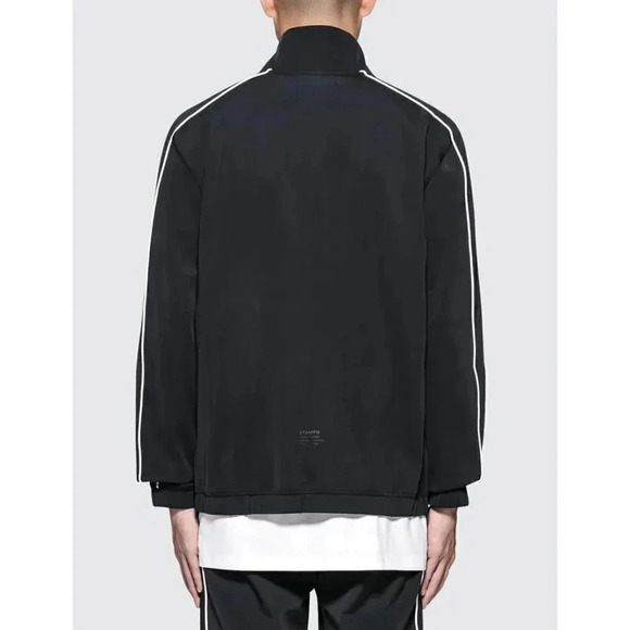 STAMPD 2K TRACK JACKET Black with white piping on sleeves | M - Picture 2 of 14